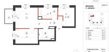 3-pokojowe mieszkanie na włochach