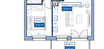 2. pok. osiedle sterowców, miejsce parkingowe