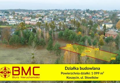 Działka budowlana koszęcin 1099m2 ul. słowików