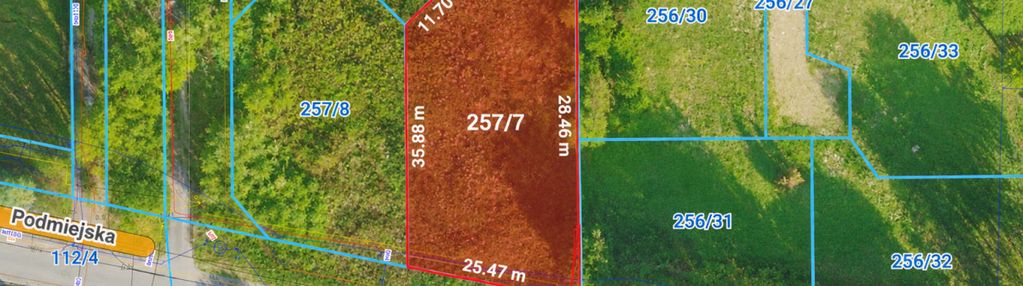 Działka w rokitnicy koło pruszcza gda pow 1108m2