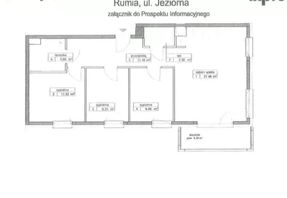 Mieszkanie 4 pokoje Rumia Jeziorna 75m2 gotowe