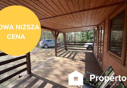 Dziłka z domkiem nad  jeziorem zagłębocze