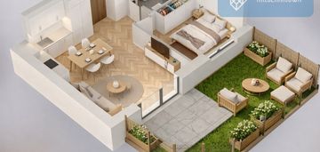 2 pokoje z ogródkiem! 0% prowizji, bez pcc!