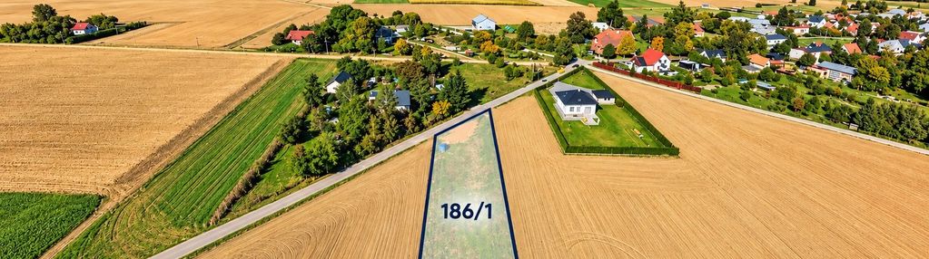 Działka budowlana 1245 m² | mpzp | media | asfalt