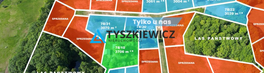 Działka  pod zabudowę jednorodzinną trzepowo