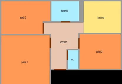 Mieszkanie na sprzedaż 3 pokoje 63m2