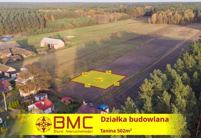 Pod lasem działka budowlana tanina 502m2