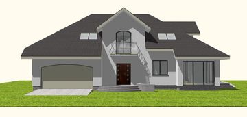 Działka budowlana 772 m2 z projektem domu