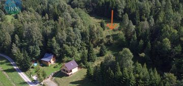 Działka rolna o pow. 806 m² w otoczeniu lasu