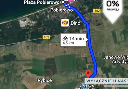 Zbuduj dom marzeń 4 km od plaży! działka z wz
