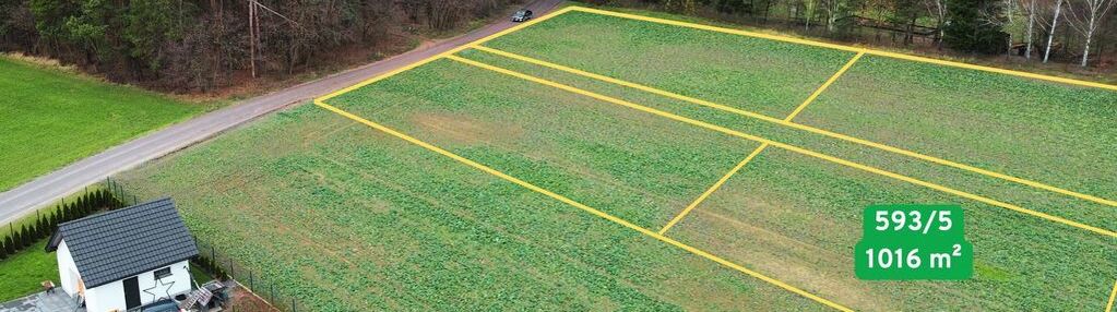 Widokowa parcela w pięknej wsi mojęcice