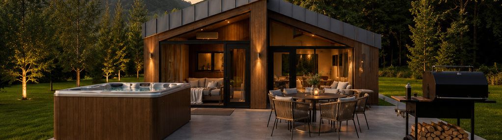 Nowoczesna stodoła | prywatna sauna | jacuzzi | 300 m od zalewu