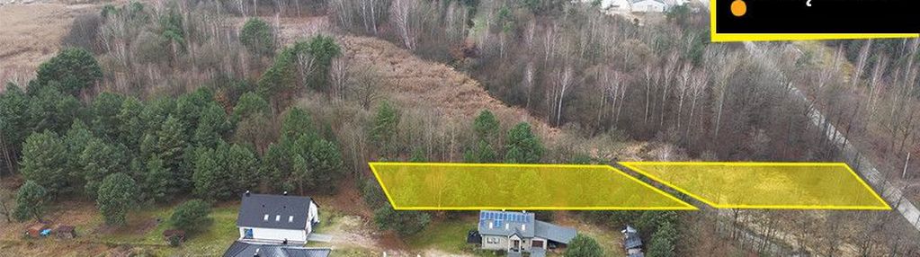 Działka budowlana w otulinie lasu 2328m2  samsonów