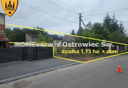 Nieruchomość inwestycyjna dom + działka 1,13 ha.