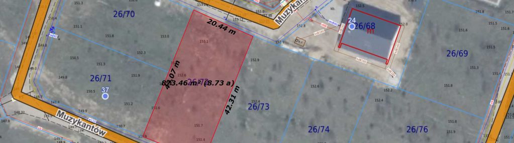 Atrakcyjna działka w otominie