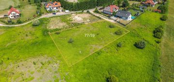 Działka 2138 m² jonkowo, ul. bratkowa — media przy