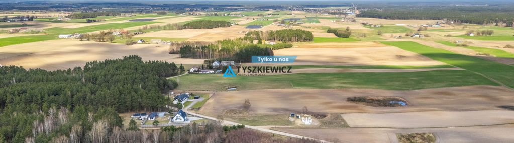 Działka 2458 m² z wz na 2 domy 5 km od jeziora