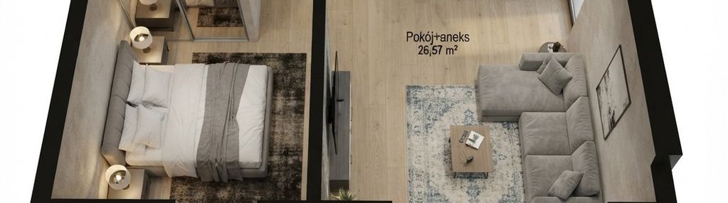 Przestronne 2 pokoje dostępne od zaraz!
