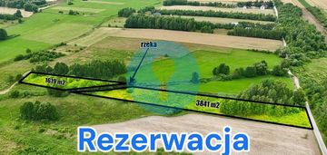 Wyjątkowa działka z rzeką - górno