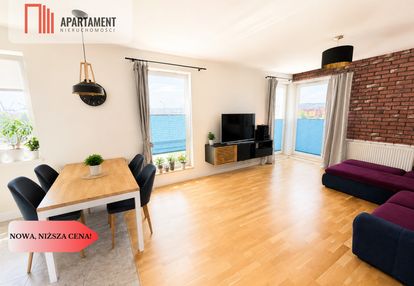 72m2, 3 pokoje, balkon, hala garażowa