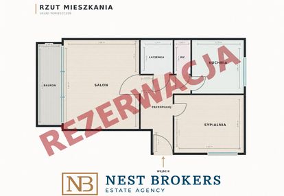 Dwustronne słoneczne z balkonem
