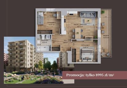 ⭐centrum⭐ 3 pokoje |  8 995 zł/m² | bez prowizji