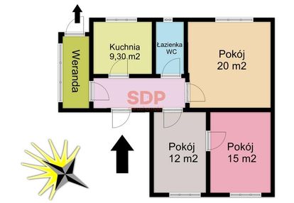 Idealne dla rodziny / 3 pokoje / 66 m2 / ogród / garaż