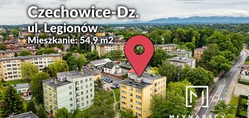 3 pokoje z balkonem | ul. legionów