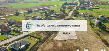 Działka w zielonej okolicy z wz