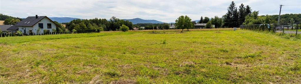 Działka blisko skoczowa z widokiem na góry