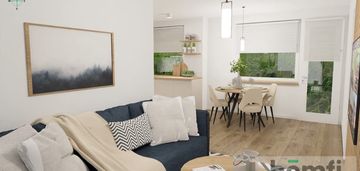 Tysiąclecia - 1 piętro, balkon, 3 pokoje.