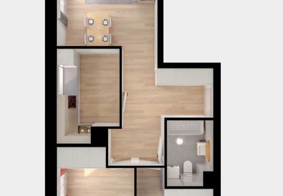 ⭐3 pok + balkon 6m2 | oddzielna kuchnia!