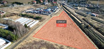 Działka przy trasie kolejowej w kobylnicy| 6704 m2