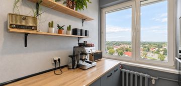 42,3 m² | 10. piętro | widok na warszawę