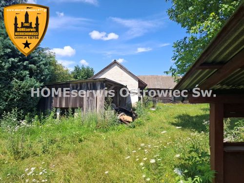 Działka 6500 m2 + budynki gospodarcze i fundamenty