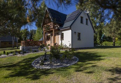 Twój azyl nad jeziorem | gotowy dom z balią
