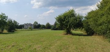 Działka budowlana o pow. 4331 m² media, ogrodzona.