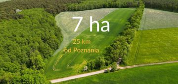 Atrakcyjna 7-ha działka pod budowę osiedla pod lasem