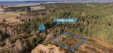 Działka kilka kroków od jeziora- linia zakrzewo