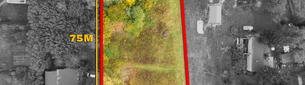 Działka rolna z możliwością zabudowy - na piaski