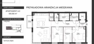 Apartament 107m2 w prestiżowej inwestycji / orłowo
