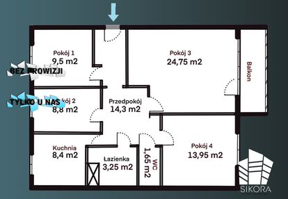 Okazja cenowa! - 4 pokoje w redzie.