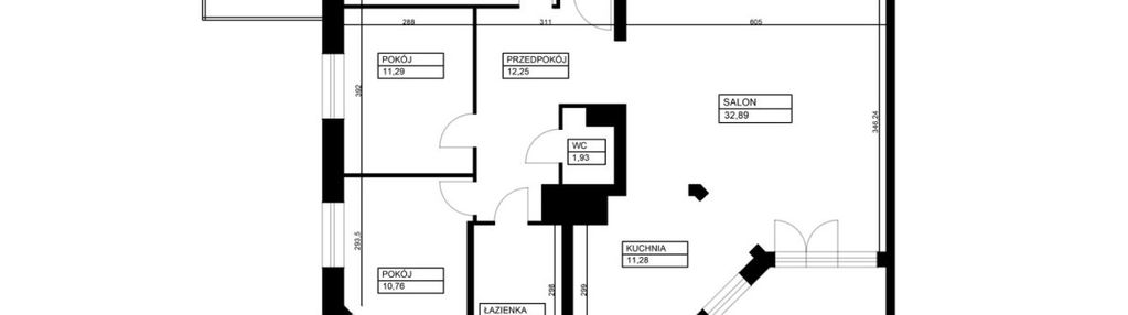 100m2 / 4 pokoje / 2 tarasy / klimatyzacja