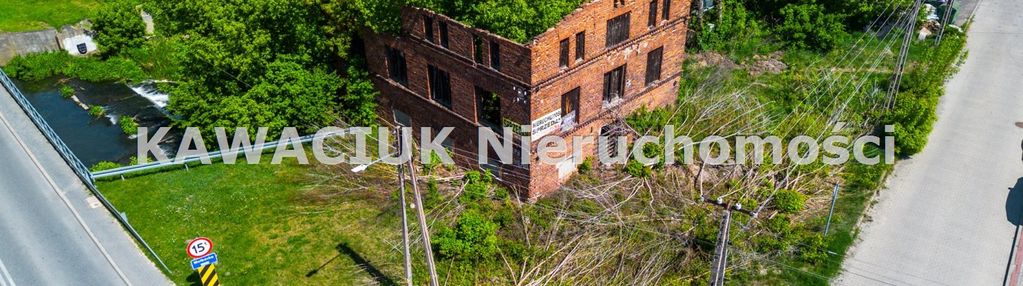 Działka z budynkiem (były młyn)