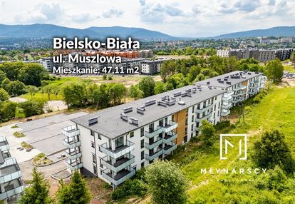 Mieszkanie 47m² z widokowym balkonem na muszlowej