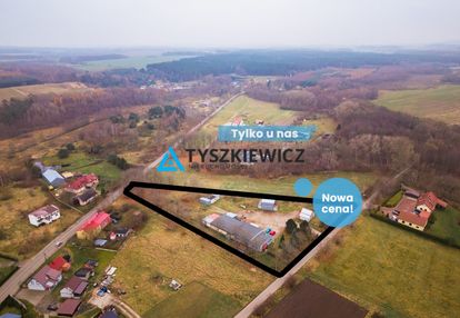 Teren inwestycyjny o pow.7061 m2 zabudowany łebień