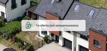 Dom 105m² z garażem w bryle | ogród, taras, basen