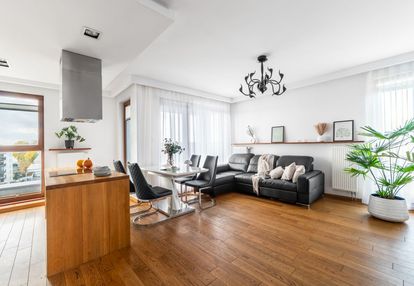 Apartament z widokiem na panoramę warszawy