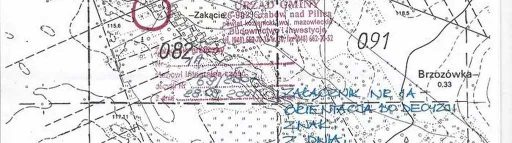 Działka na sprzedaż 1708m2