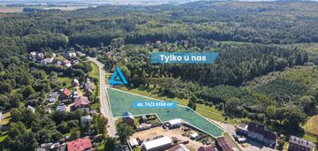 Działka z dużym potencjałem przy drodze asfaltowej